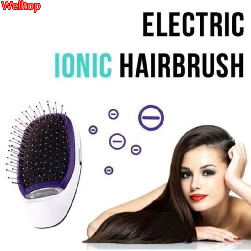 Hair Ionic Brush Portable Hair Straightener Brush Negative ion comb