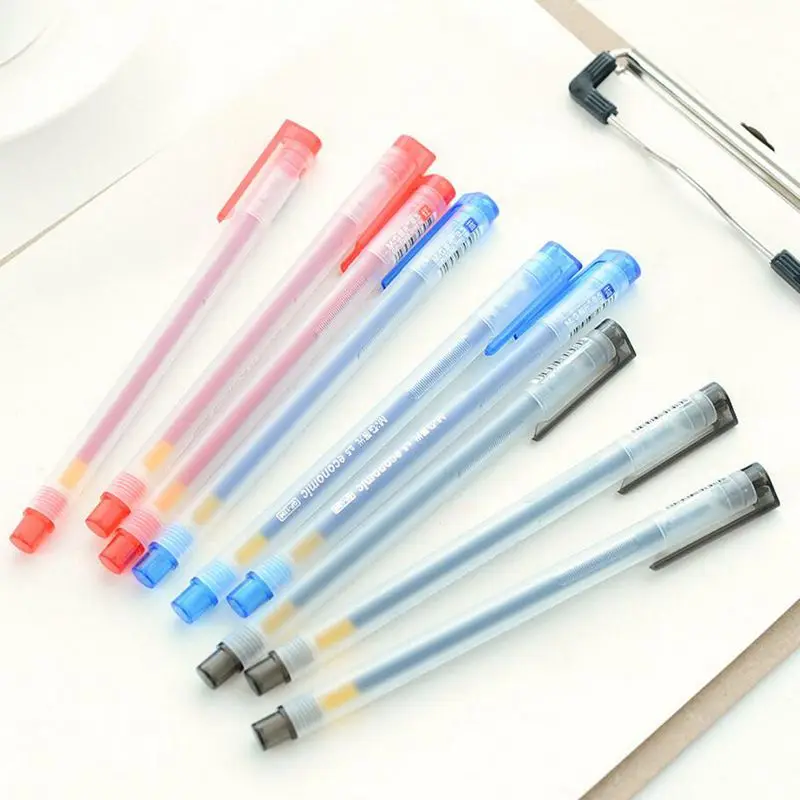 4Pcs/lot High Quality Gel Pen Fluently Write Good Eco friendly Ink