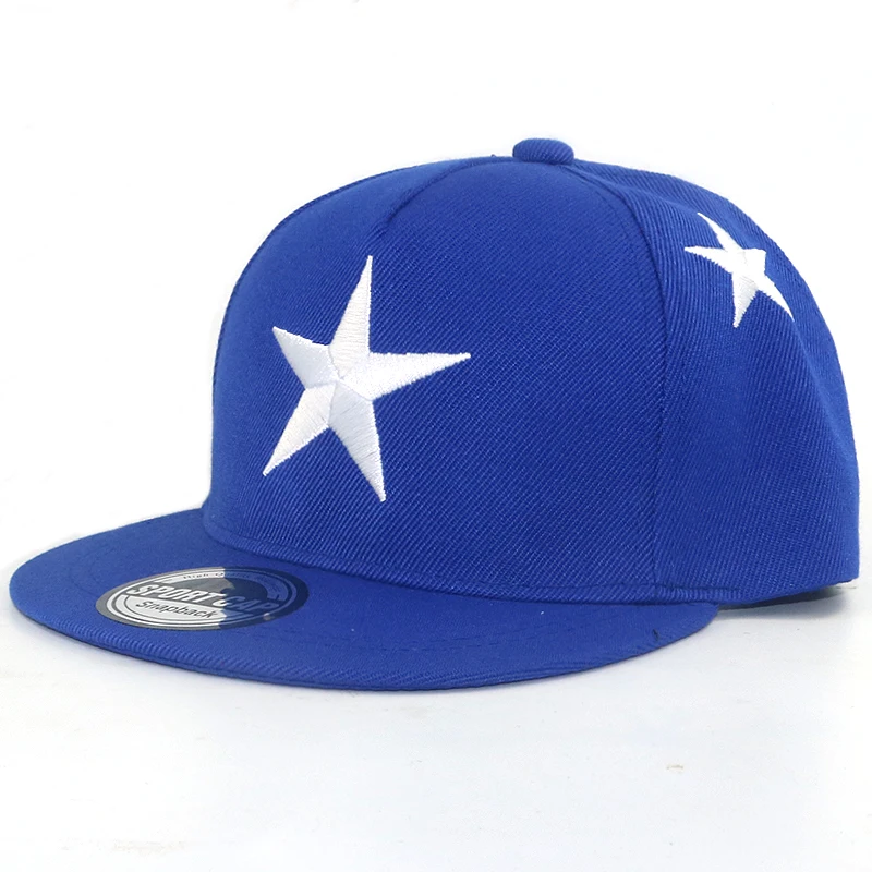 Новое поступление, детская бейсбольная Кепка для мальчика и девочки, бейсболка с вышивкой в виде звезд, высокое качество, регулируемые кепки