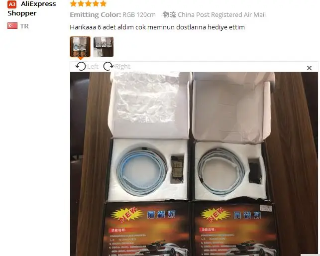 New Auto Car Tailgate Turning Signal Light Bar RGB LED Strip Trunk Light Strips Multicolor Braking Lamp  (2)