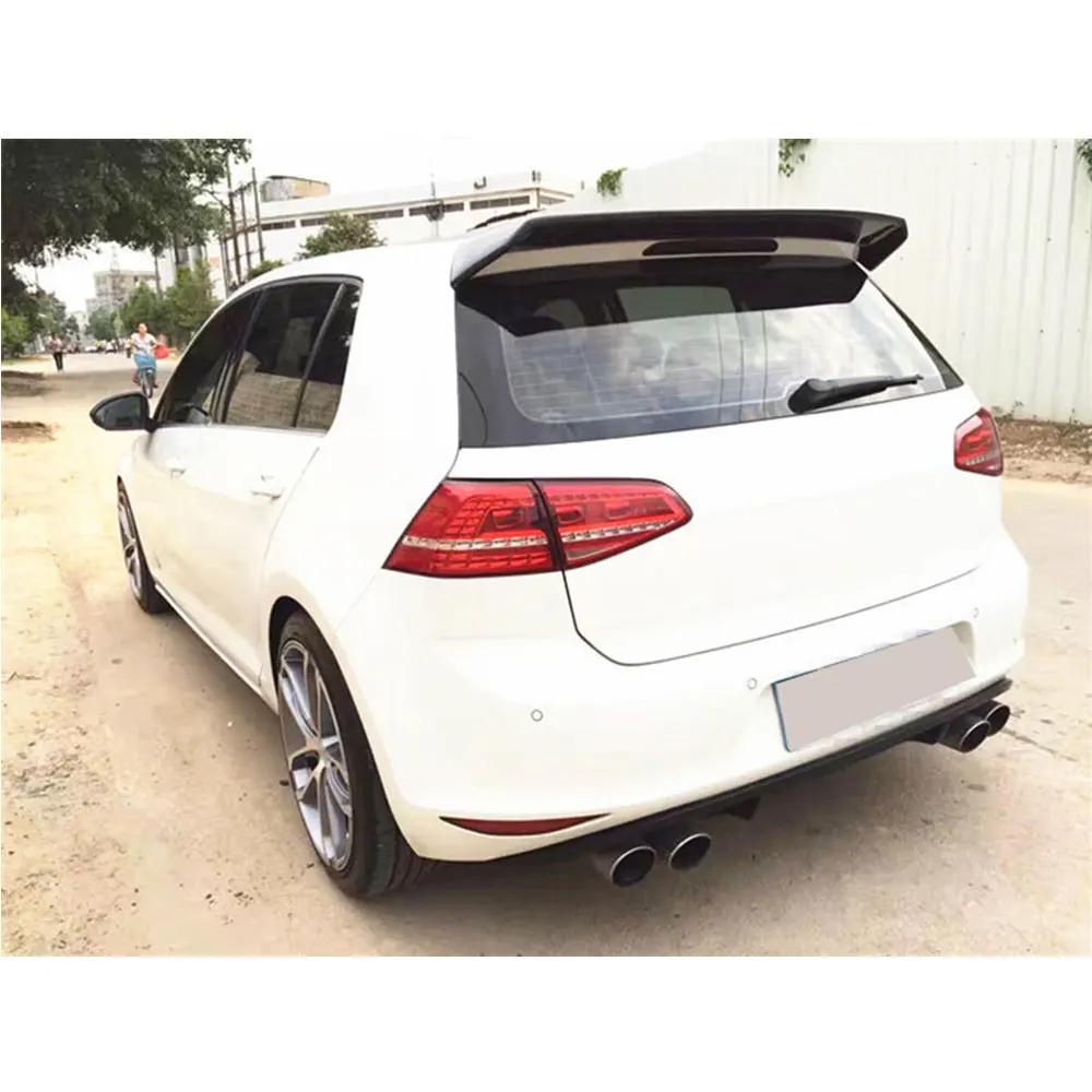 Для Golf MK7 задний спойлер из углеродного волокна на крышу для VW Golf 7 VII MK7.5 Стандартный GTI R спойлер- украшение лобового стекла