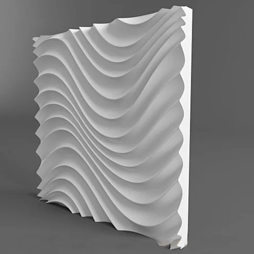 

Plastic molds forms 3D decorative wall Different Design panels size 500x500x40mm