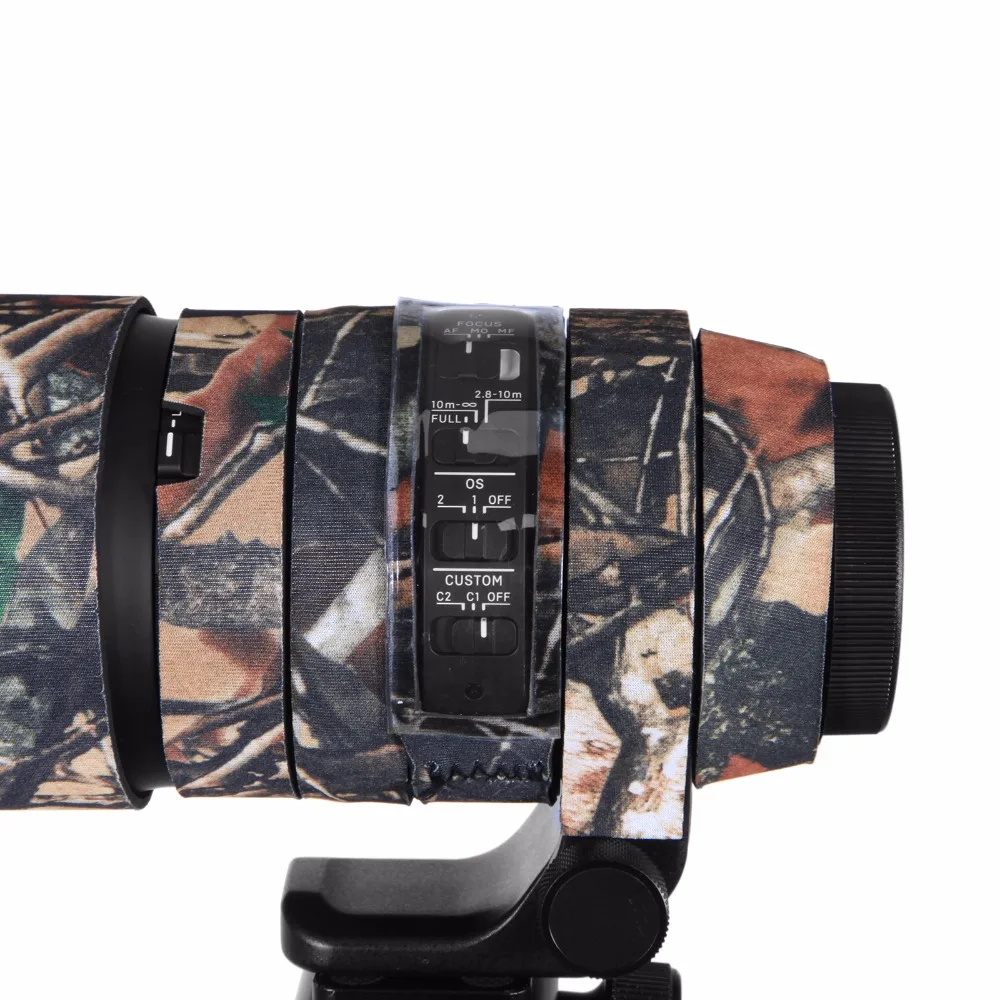 Contemporary Rubber Camouflage Neoprene Lens Coat Waterproof Lens Protective Coat Cover Camo Case For Sigma 150-600mm C version (3)