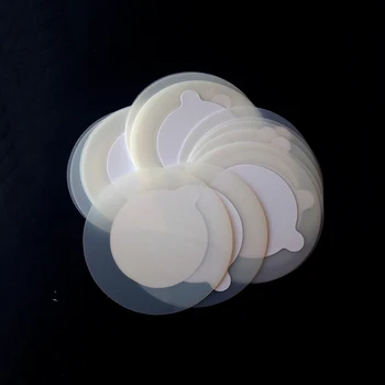 

80pcs/lot Disposable Eyelash glue holder Pallet Easy helpful Eyelash Extension glue pads stand on eyelash jade stone