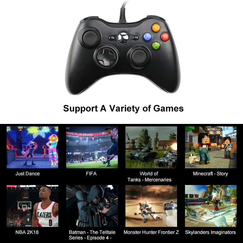 Геймпад для Xbox 360 проводной контроллер XBOX джойстик игровой геймпад