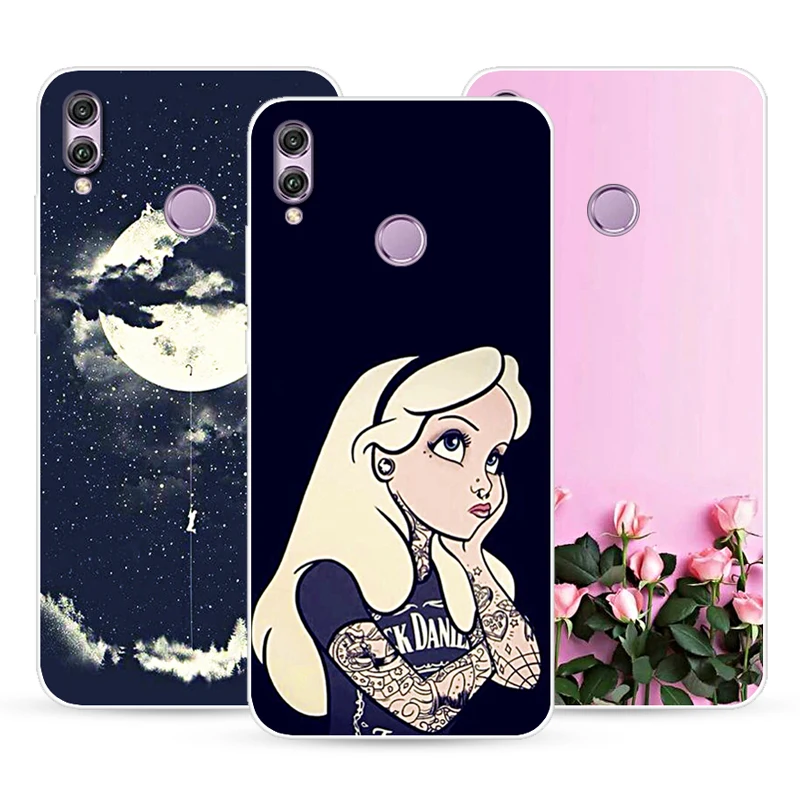 For Huawei Honor 8X 6.5 Inch Phone Cover Case Soft Tpu Protective Printed Funda JSN-AL00 |