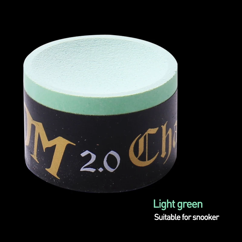 Taom Chalk Round Blue Green Colors Billiard Chalk Pool Chalk Billiard Accessories Snooker Chalk Professional Cue Chalk China - Цвет: Green