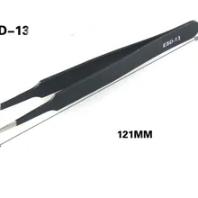 SZBFT 2 шт. ESD-13 Пинцет из нержавеющей стали антистатические электронные компоненты Пинцет Коррозионностойкий ремонт