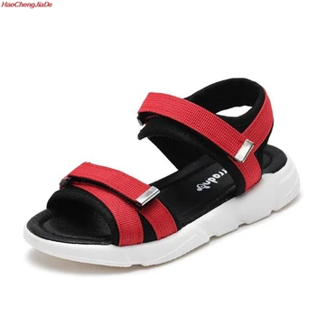

HaoChengJiaDe Infantil Boys Beach Sandals Casual Fashion Soft Flat Shoes Boys Sandals Summer Sneakers Kids Shoes School