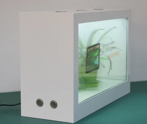 2016 Прозрачный ЖК-экран totem multi-media сенсорный экран киоск прозрачный ЖК-дисплей Рекламные мониторы