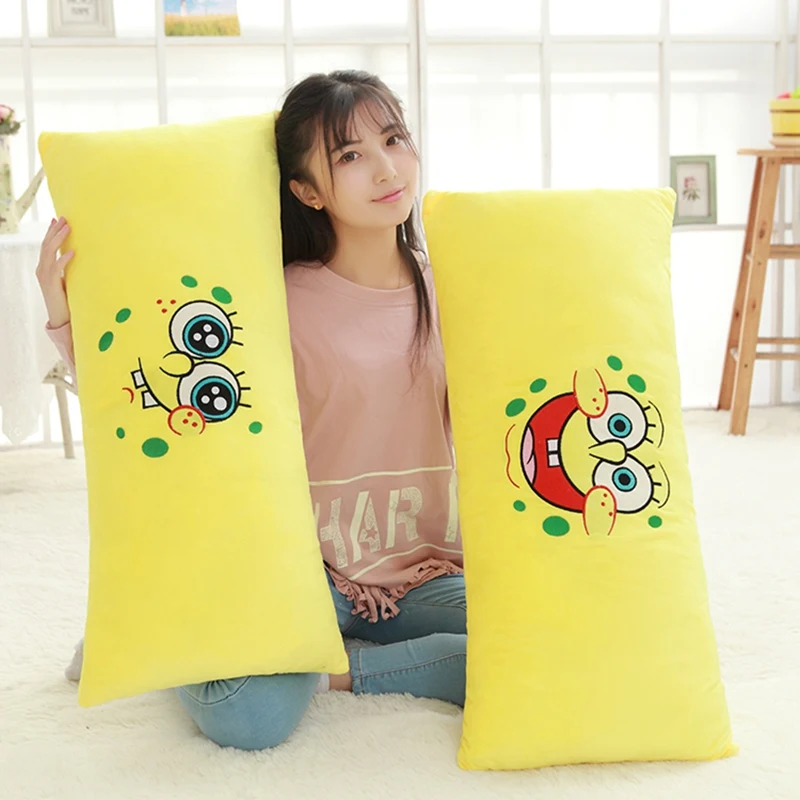 

1pc 60*30 Spongebob pillow cushions washable couple single or double pillows Plush toy Kids birthday gifts Christmas gift