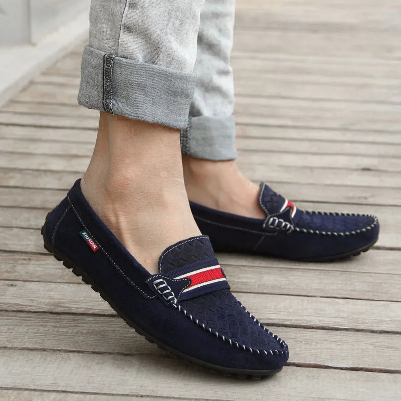 

2018 new casual men loafers spring and autumn mens moccasins shoes men's flats shoes 5