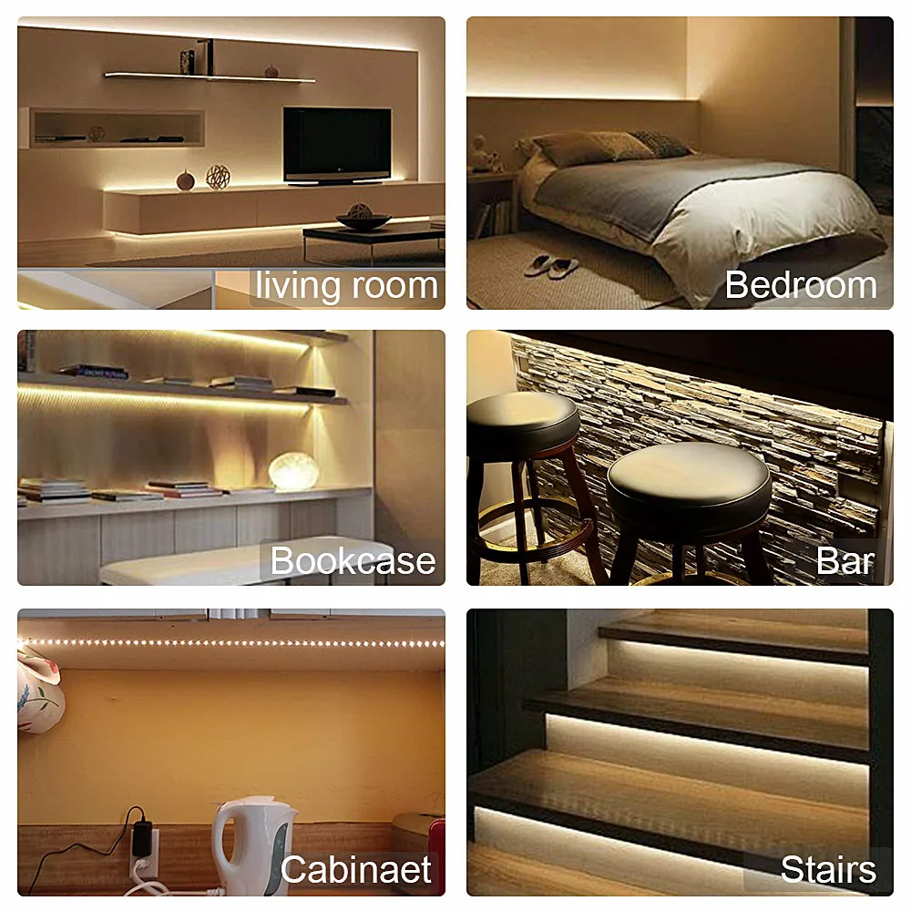 LED Strip Light Flexible Neon Backlight TV Lights For Home Living Room Decoration Waterproof tira Led Diode Tape 12V RGB Strip (18)