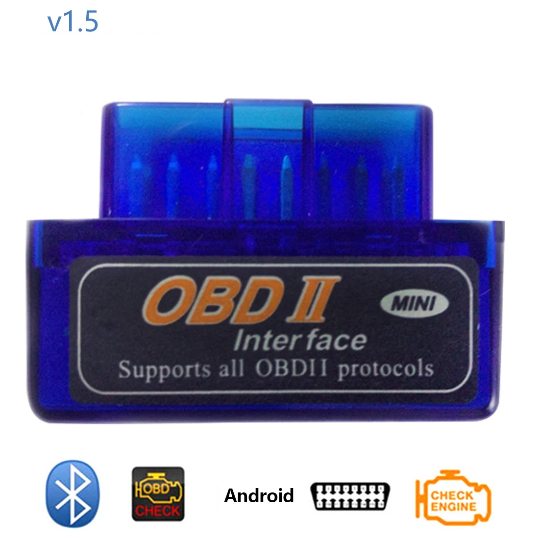 

Dewtreetali Diagnostic Tool Super Mini ELM327 Bluetooth V2.1 OBD2 Mini Elm 327 Car Code Scanner Reader For ODB2 OBDII Protocol
