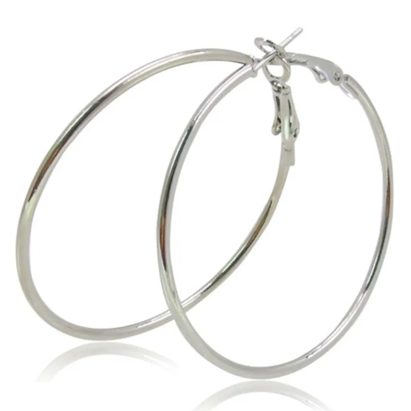 Hoop Earrings New Fashion Geometric Hollow Circle For Women Girls Gift