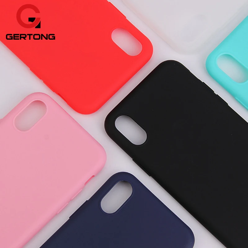 

Ultra Thin Plain TPU Matte Case For iPhone 6 6S 7 8 Plus X Smart Cover Candy Colors Protective Shell Capa Fundas For iPhone X 10