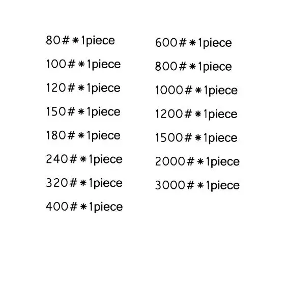 15 шт. 80-3000 каменный нож, запасная точилка, точильный камень, точильный камень 150*20*5 мм - Цвет: 15 pieces