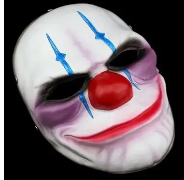 Clown mask Halloween theme treasure edition game harvest day series resin masksculpture statue | Дом и сад