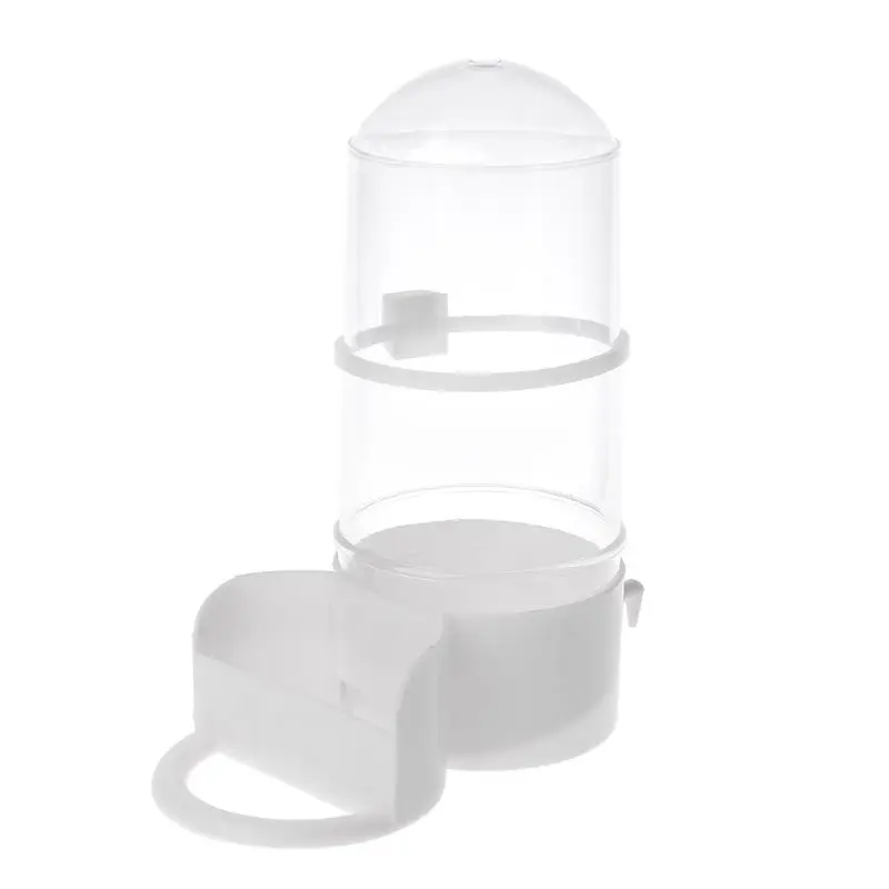 

Bird Feeder Automatic Food Water Feeding Parrot Hamster Pet Clip Cage Dispenser