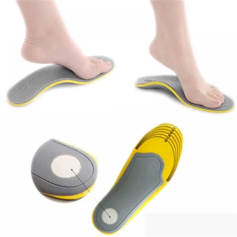 Уход за ногами 1 пара 3D Премиум для женщин и мужчин удобная обувь ортопедические стельки Вставки высокой супинатор