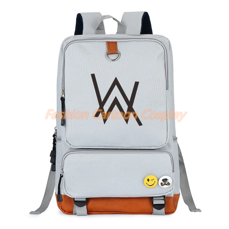 Модные рюкзаки Alan Walker, рюкзак Mochila для подростков, мужчин, женщин, студентов, школьные сумки, дорожная сумка для ноутбука
