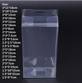 

Clear PVC Favor Boxes Paper Chocolate Boxes Party Gifts Packaging Box Wedding Party Favor Transparent Package Boxes With Hook