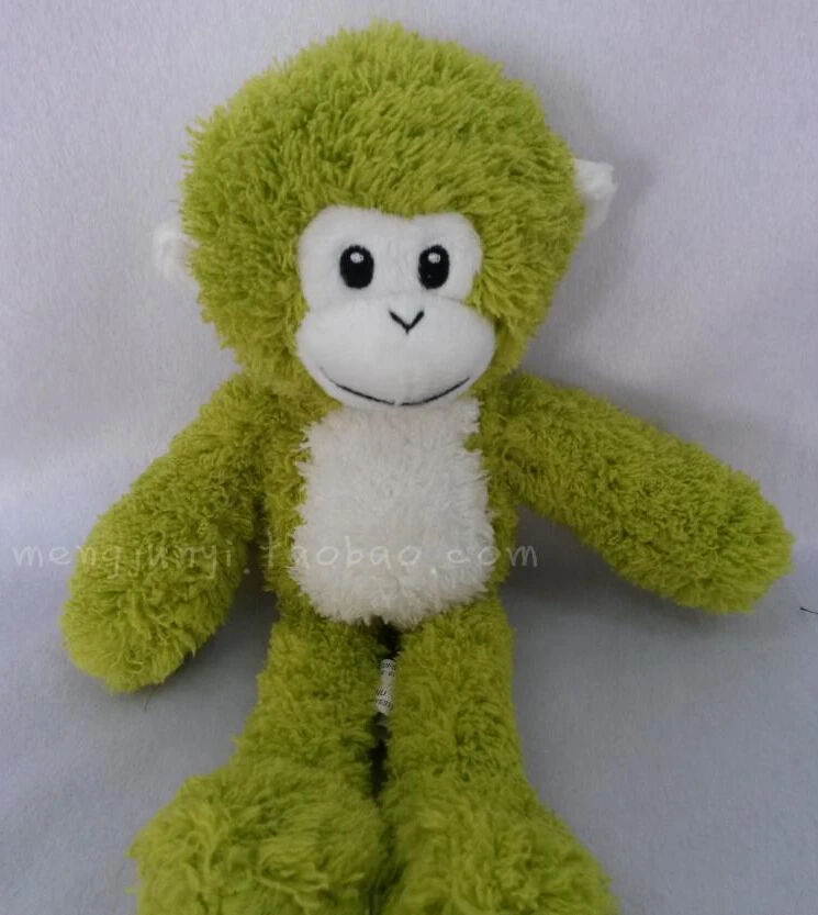 green monkey stuffed animal