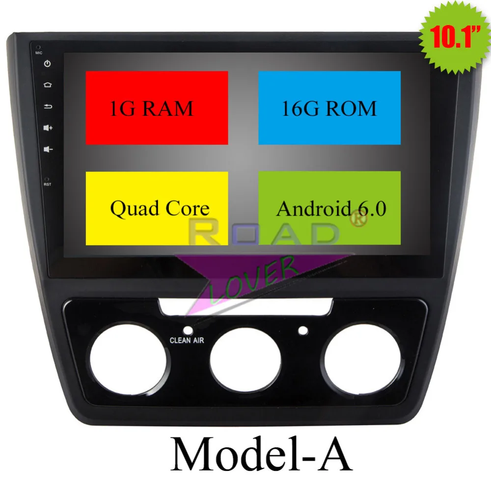 Cheap TOPNAVI Android 6.0 2G+32GB 10.1Inch Quad Core Car Media Center Player For Skoda Yeti 2016 Stereo GPS Navigation NO DVD MP4 2Din 7
