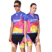 Комплект из Джерси для велоспорта с коротким рукавом, унисекс, для мужчин и женщин, MTB дорожный, спортивная одежда для велосипеда, велосипедная куртка, комплект одежды для велоспорта