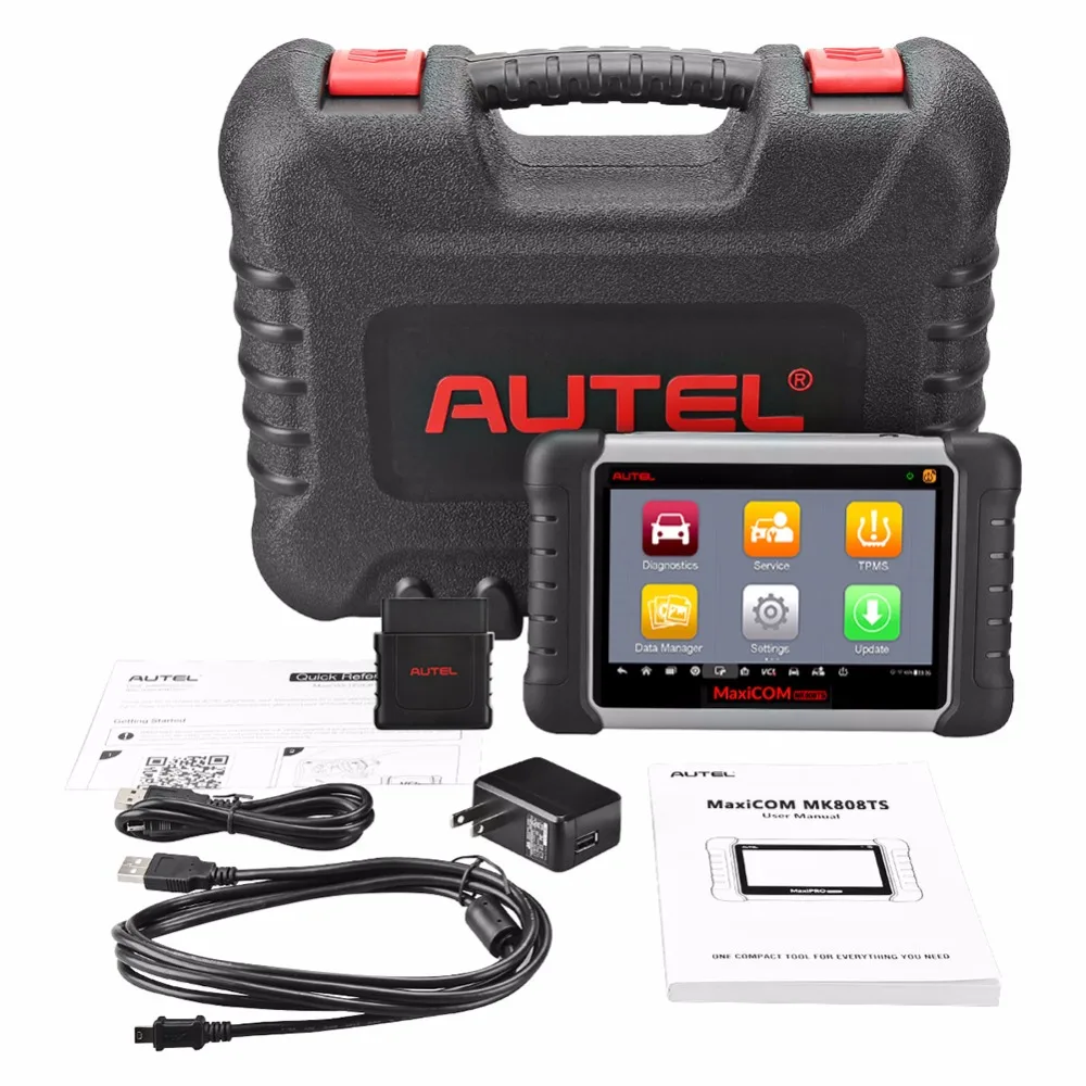 AUTEL MaxiCom MK808TS диагностический инструмент сканер OBD2 Сброс масла EPB BMS SAS DPF IMMO TPMS ABS автомобильный код ридер