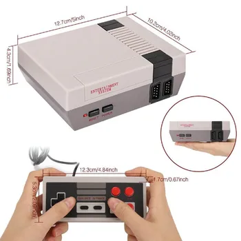 

RS-38 Classic Retro Game Consoles Handheld Game Players For Children Gift with 2 Gamepad 500/600/620 US Plug