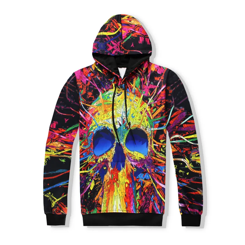 

Skull Hoodies Sweatshirts Men/Women Sportswear Tracksuit All Over Printed 3D Hip Hop Clothing Pullover Hoody Tops Brand Hoodie