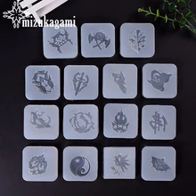 1 шт. УФ-полимерные ювелирные изделия, жидкие силиконовые формы, веерные силиконовые формы, эпоксидные украшения, крылья, Полимерные Подвески, формы для изготовления ювелирных изделий DIY