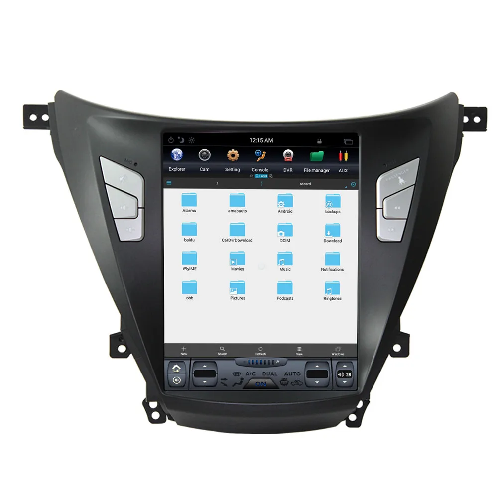 Автомобильная Мультимедийная система Aotsr экран 10 4 дюйма Tesla Android 7 1 без DVD плеера GPS