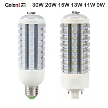 

Golonlite LED g24 15 watt 360 degree replace pl-t 42w 4 pin 30W 20W 13w 11W 9w gx24d gx24q 3 led PLT lamp bulb CE RoHs Ra80 220V