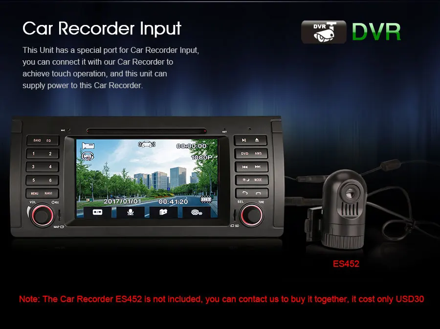 Best Erisin ES739B 7" 2 din Car DVD 3G GPS RDS Bluetooth DVD iPhone SWC USB DVR-IN for BMW 5er E39 E53 M5 X5 7 Best Erisin ES739B 7" 2 din Car DVD 3G GPS RDS Bluetooth DVD iPhone SWC USB DVR-IN for BMW 5er E39 E53 M5 X5 7