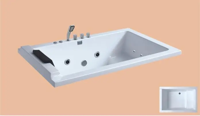 1500 مللي متر قطرة في الفيبرجلاس دوامة حوض الاستحمام الاكريليك دوامة جزءا لا يتجزأ من تصفح حوض NS6021