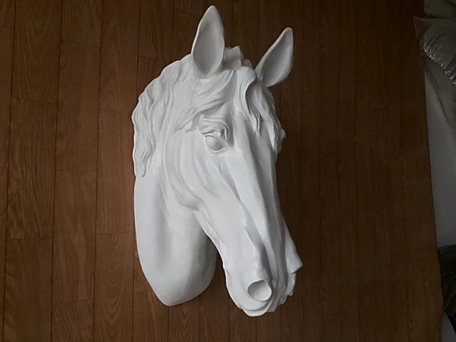 

animal wall mural horse's head wall decoration supplies Wall Hotel Club KTV soft decoration escultura sculpture buddha statue