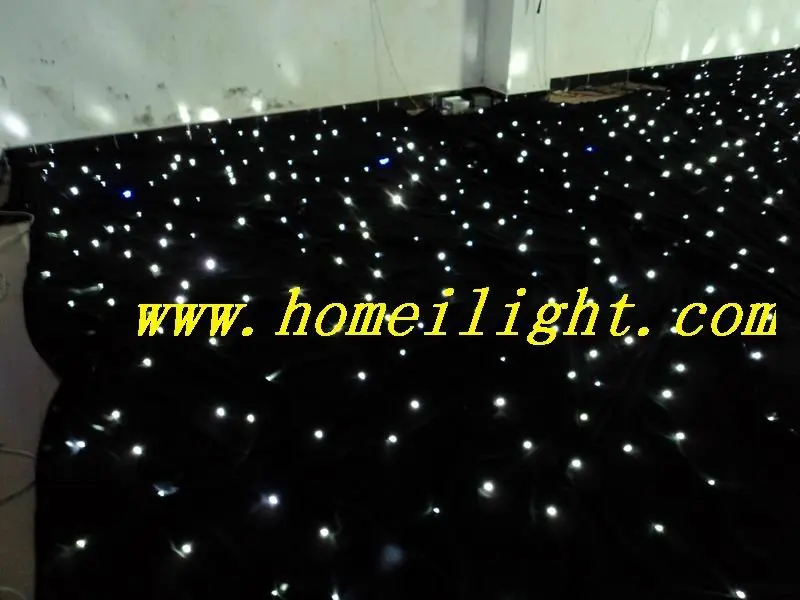 Светодиодный Звездный фон, светодиодный звездный свет, светодиодный занавес звезда 2*3 м белый