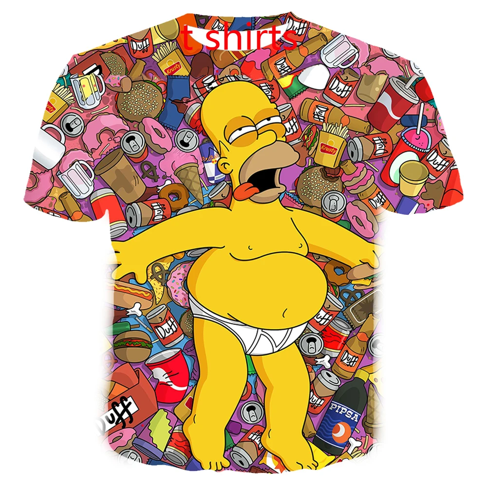 

simpson 3d print t shirts/sweatshirts/hoodies/pants men harajuku funny jacket cool tee streetwear hip hop pullover tracksuit top