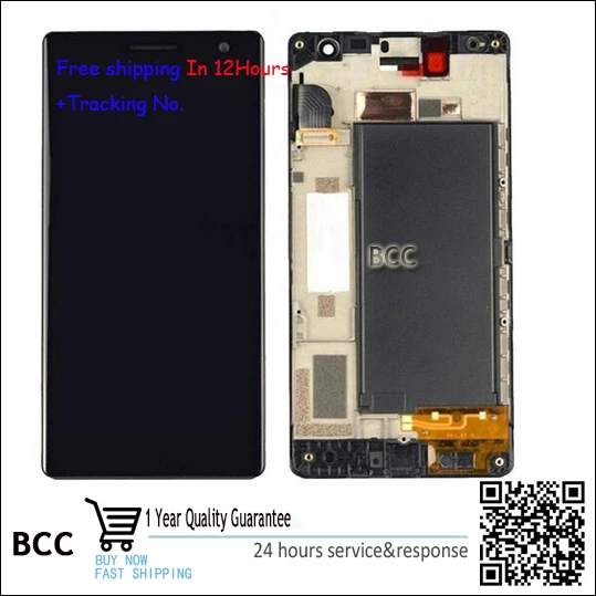 

100% Guarantee Original LCD Display Touch Digitizer Screen with frame Assembly For Nokia Lumia 730 735  Test ok