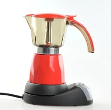 Cheap Free Shipping Electrical Espresso Coffee Moka Pot 6 Cups Red Cheap Free Shipping Electrical Espresso Coffee Moka Pot 6 Cups Red