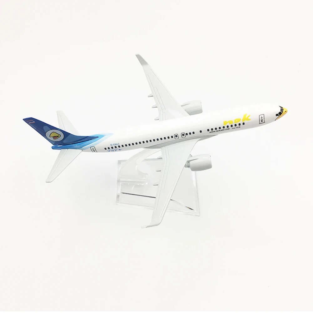 1/400 масштаб самолета Boeing 737 Таиланд Nok Air 16 см СПЛАВ самолет B737 детские игрушки Детский подарок для коллекции