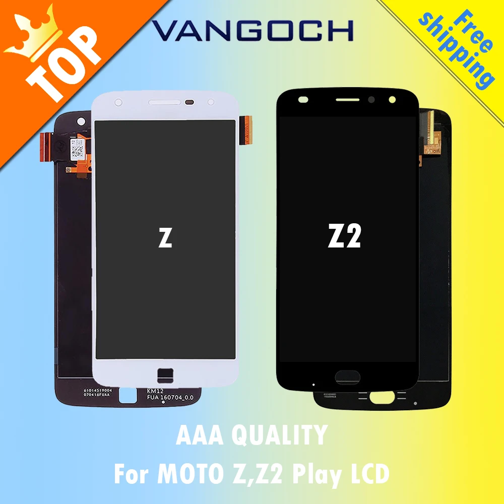 

100% Original Super For Motorola Moto Z Z2 Play LCD Display Touch Screen XT1635 XT1710 Replacement LCD and Digitizer