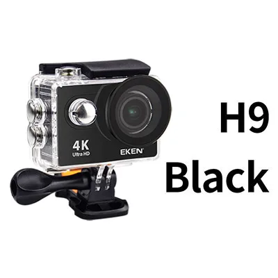 Оригинальная Экшн-камера eken H9/H9R Ultra 4 K HD Wifi, водонепроницаемая, 170D, 1080 p, 60 кадров в секунду, для подводного плавания, 4 K pro, Спортивная камера - Цвет: H9 Black