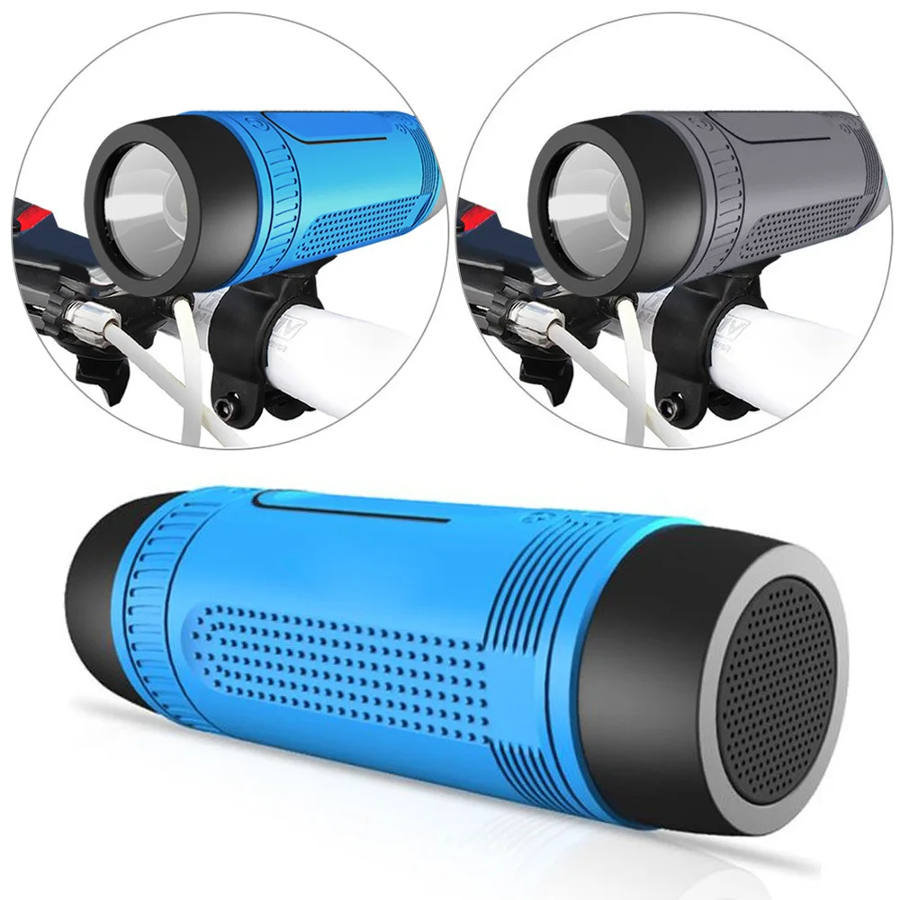 Колонка Bluetooth динамик fm радио водонепроницаемый портативный звуковой БЛОК Открытый Бумбокс Мини беспроводной динамик для велосипеда+ крепление