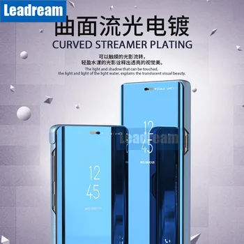 

50Pcs DHL Mirror Case For Samsung S10e S10 Plus S6 edge Plus S7 edge S8 Plus S9 Plus Smart Mirror Cover for Note 9 8 5 4