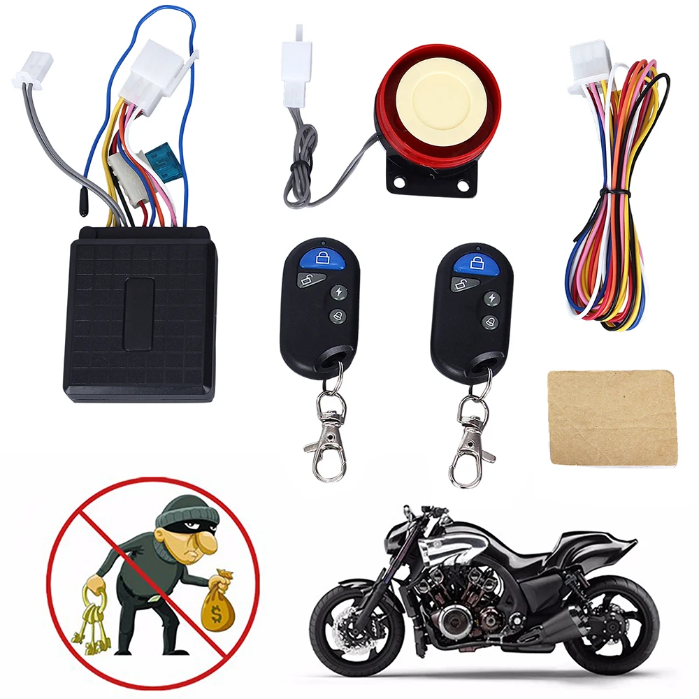 Master Racing Alarm System Of Motorcycle Shock Sensor System Anti theft