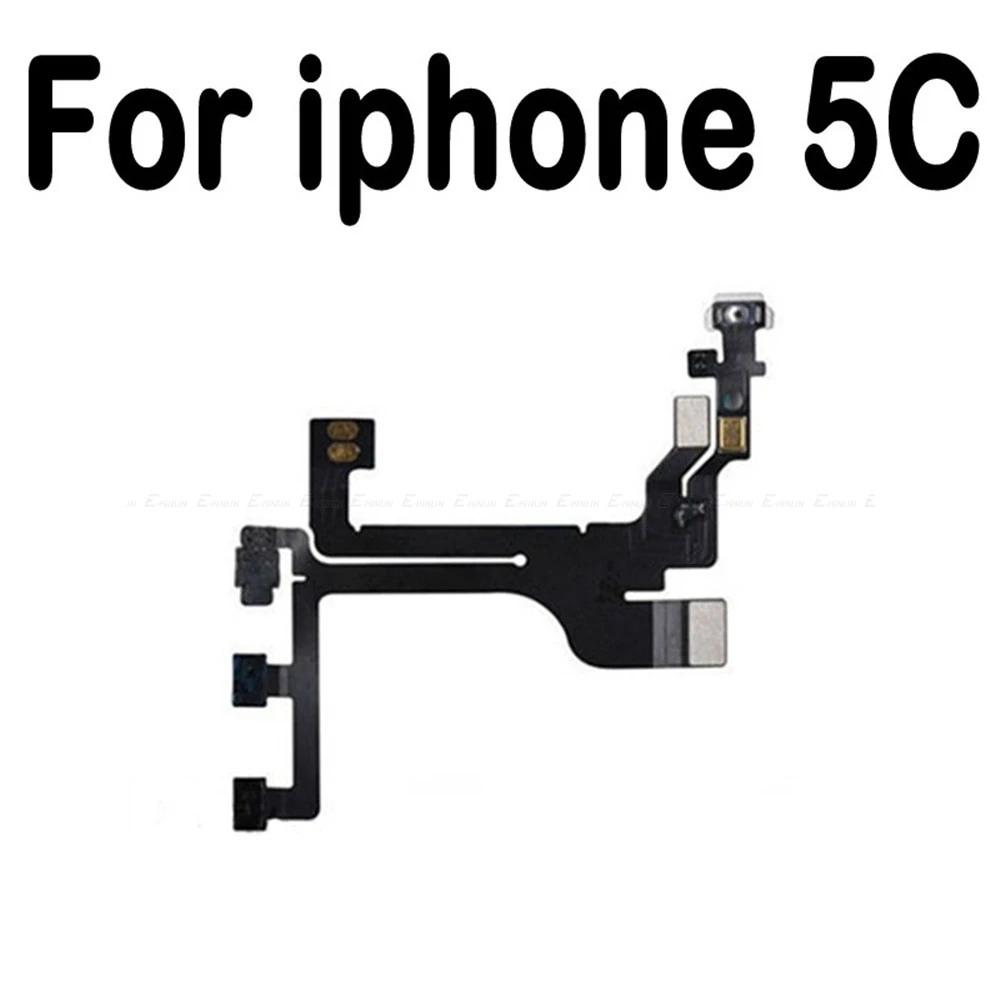Высокое качество для iPhone 4, 4S, 5, 5S, 5C, 6, 6S Plus кнопка регулировки громкости источник энергии кнопка включения и выключения ключ гибкий кабель - Цвет: For iPhone 5C On Off