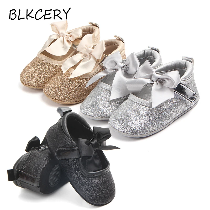 

Newborn Fashion Mary Jane Flats Shoes for Girls Princess Newborn Baby Dress Infant Crib Toddler Soft Sole Christian Shower Gift